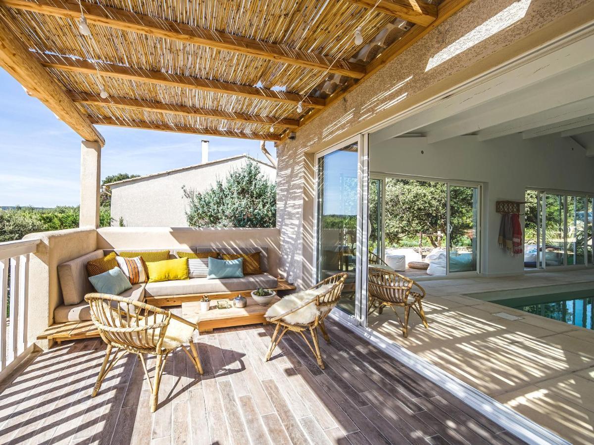 La Villa Les Petits Gardons Castillon-du-Gard Exterior photo